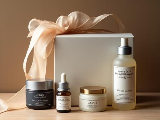 Custom luxury gift set with artisan skincare products